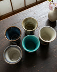 Japanese Tall Sake Cup Set of 5