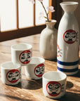 Janome Daruma Sake Set