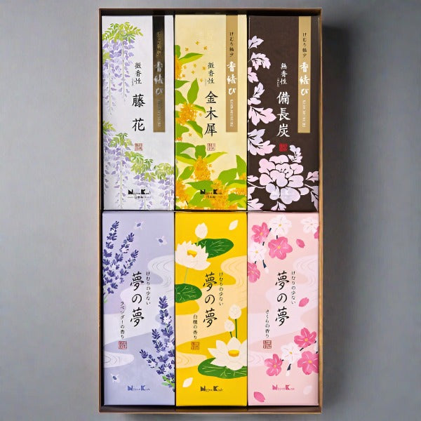 Nippon Kodo Assortment of Less Smoke Incense Gift Box