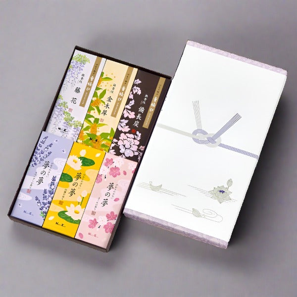Nippon Kodo Assortment of Less Smoke Incense Gift Box