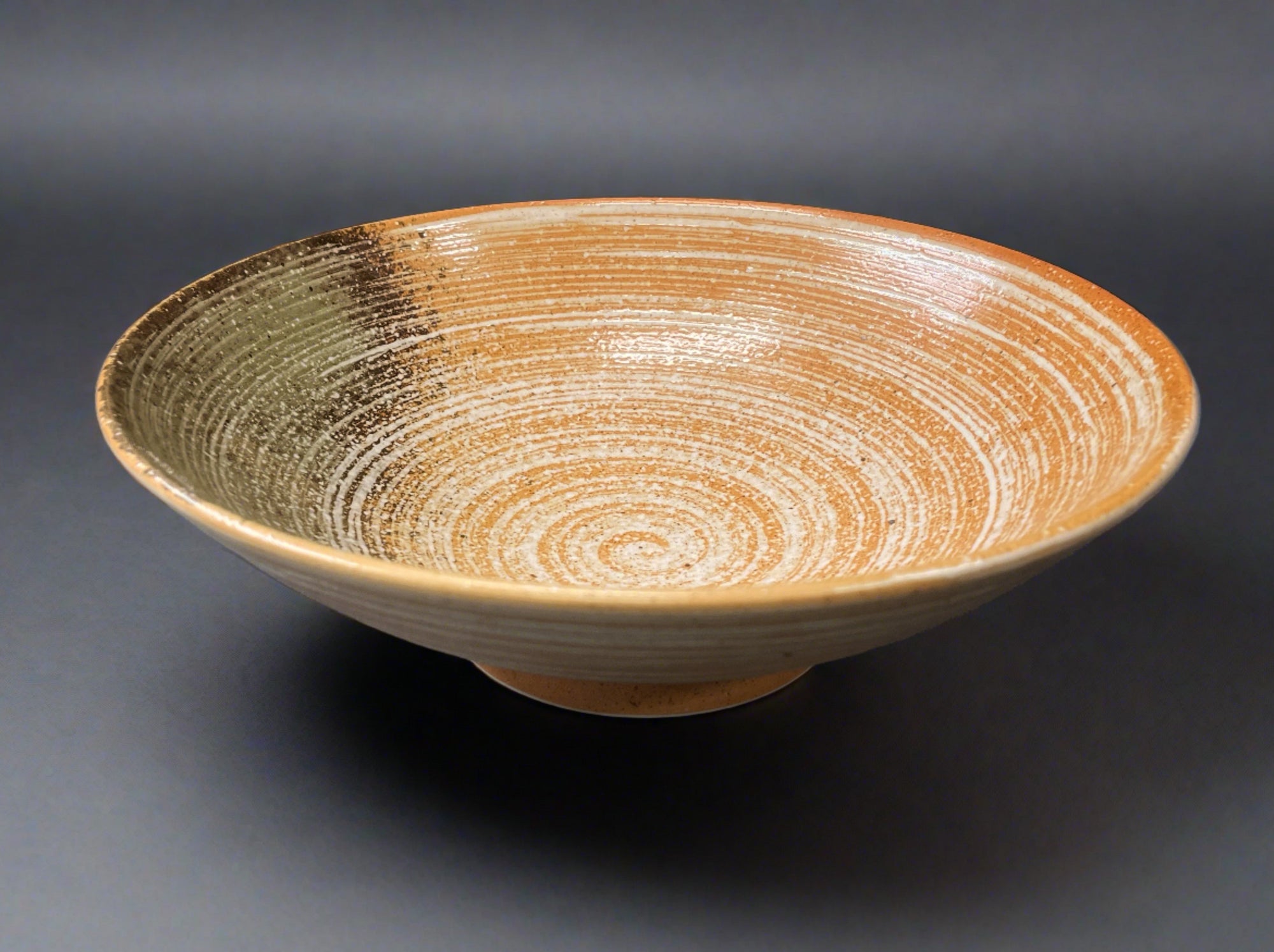 Fukui Craft Daichi Orange Serving Bowl