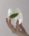 Hirota Karai Cracked Glass Cup Pair Set