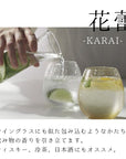 Hirota Karai Cracked Glass Cup Pair Set