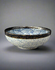 Ichiyama Wave Pattern Shallow Bowl