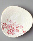 Ichiyama Sakura Mug with Triangular Saucer