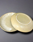 Kakunaka White Brushstroke Oval Plate
