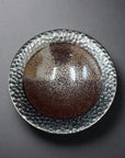 Fukui Craft Metallic Black Hammered Plate