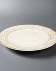 Fukui Craft Flower Printed Flat Plate