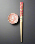 Chopsticks Gift Set - Rabbit and Flower Pink