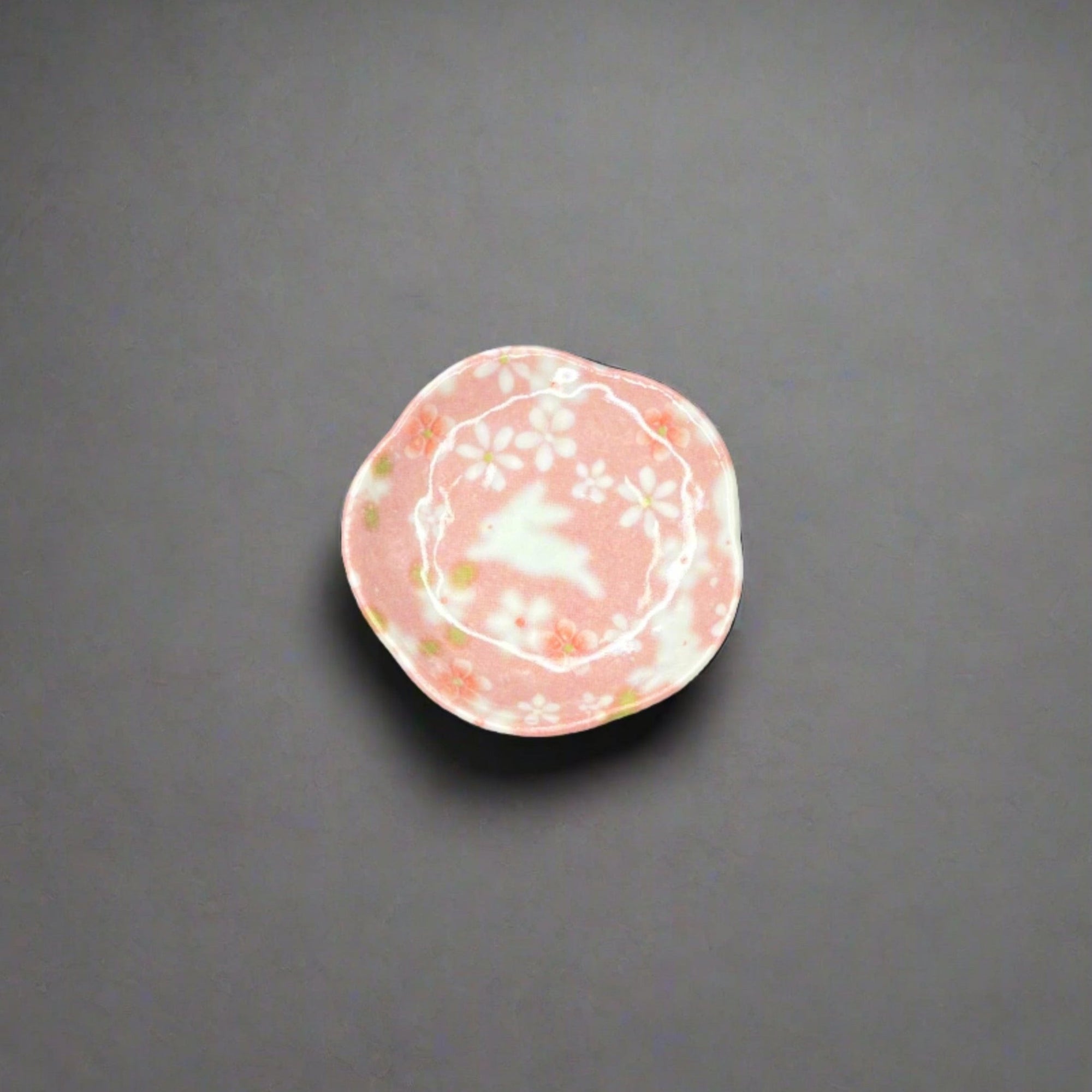 Chopsticks Gift Set - Rabbit and Flower Pink