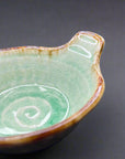 Fukui Craft Ash Glazed Rust Rim Bowl