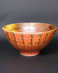 Ichiyama Rust Red Striped Medium Bowl