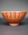 Ichiyama Rust Red Striped Medium Bowl