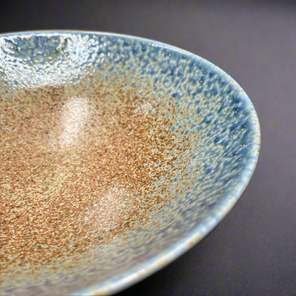 Fukui Craft Indigo Drip Deep Plate