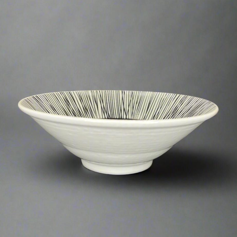 Ichiyama Ink-Ring Shallow Bowl
