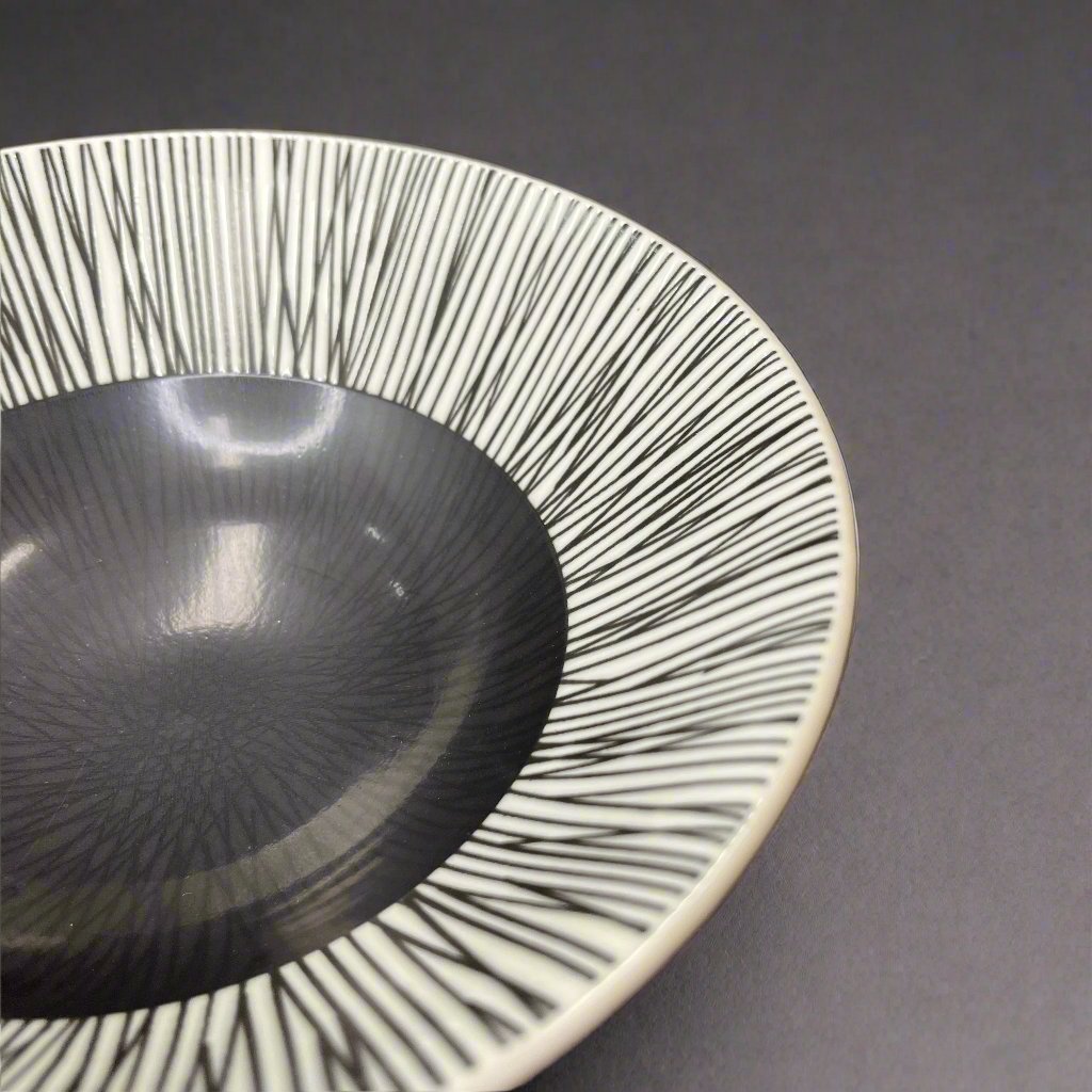 Ichiyama Ink-Ring Shallow Bowl