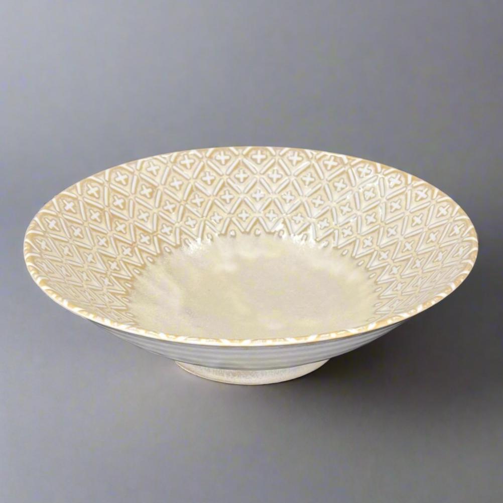 Golden Lattice Ramen Bowl