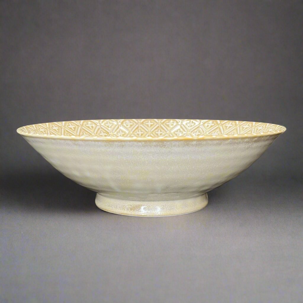 Golden Lattice Ramen Bowl