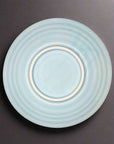 Fukui Craft Ice Blue Water Ripple Plate