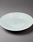 Fukui Craft Ice Blue Water Ripple Plate