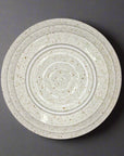 Fukui Craft Indigo Swirl Stoneware Plate