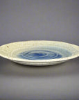 Fukui Craft Indigo Swirl Stoneware Plate