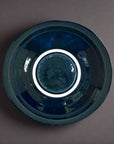Fukui Craft Navy Floral Deep Plate