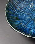 Fukui Craft Navy Floral Deep Plate