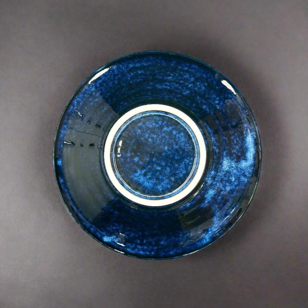 Fukui Craft Navy Floral Side Plate