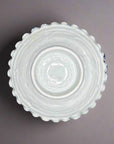 Ichiyama Blue Striped Wavy-edged Plate