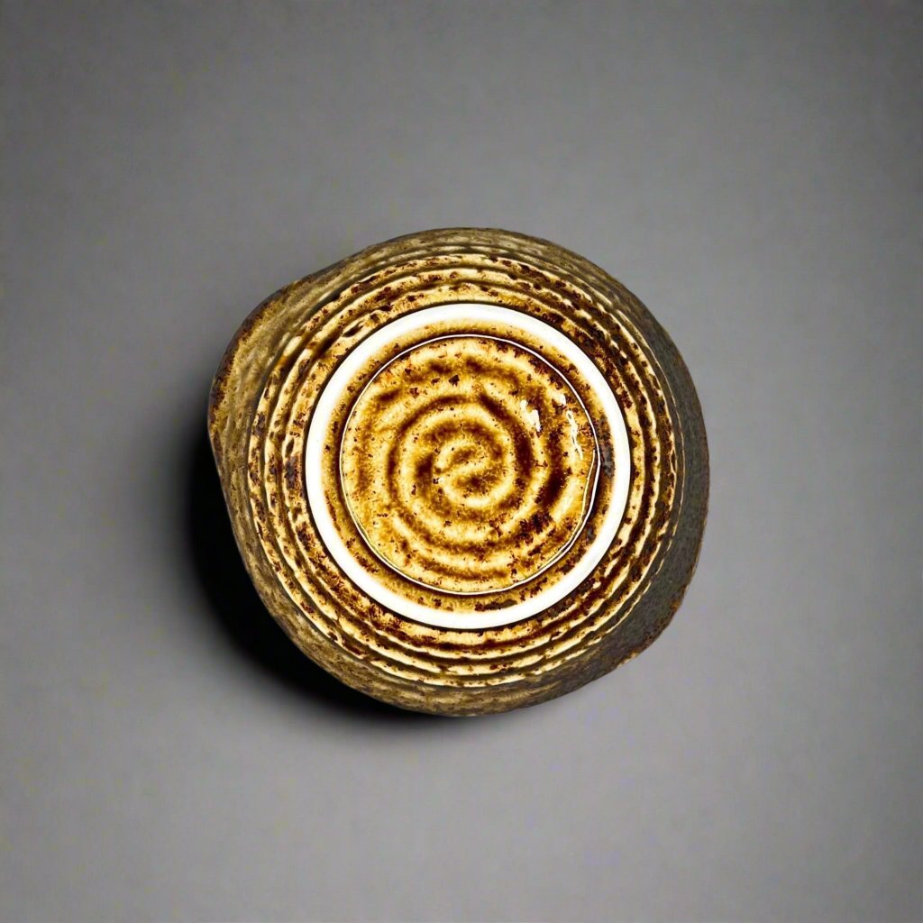 Fukui Craft Amber Glaze Small Bowl