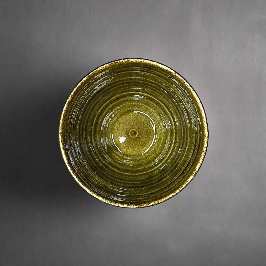 Mino-ware Oribe Glaze Green Small Bowl-Two Styles