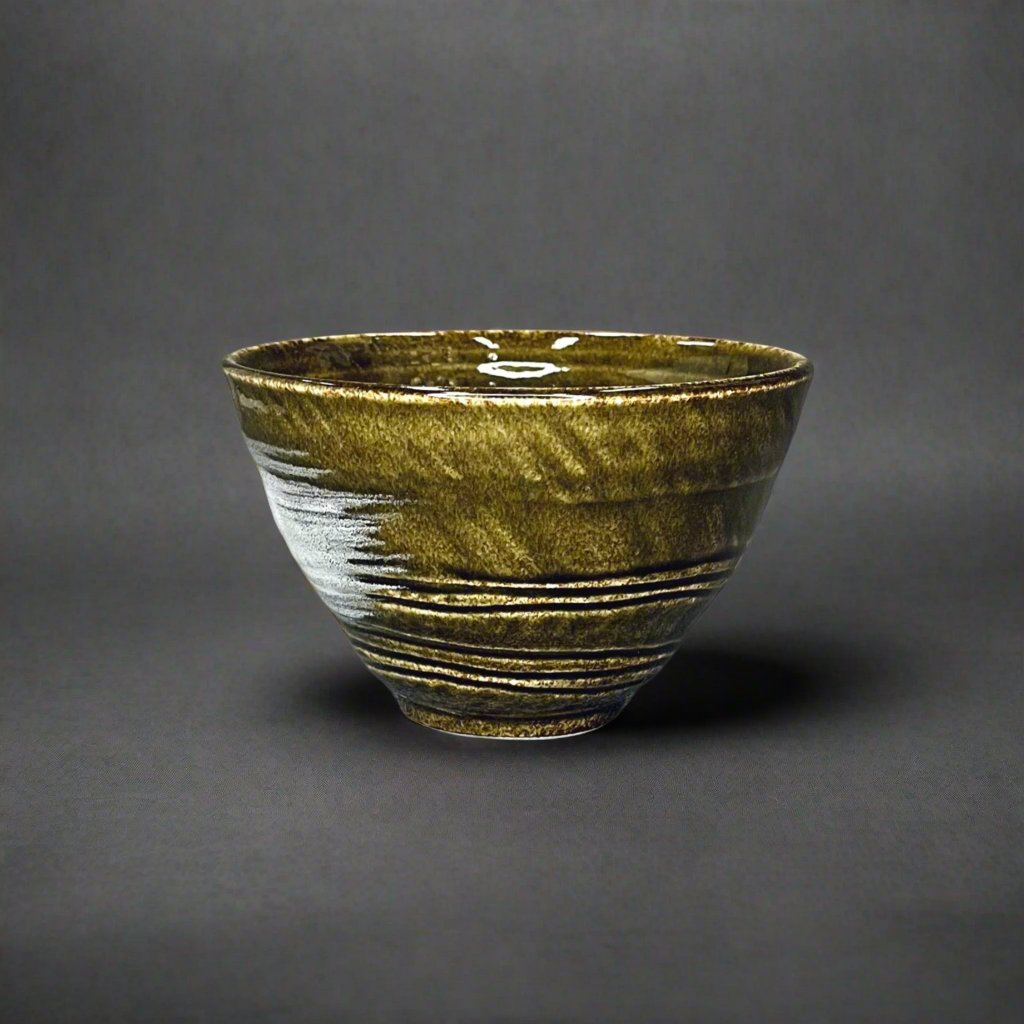 Mino-ware Oribe Glaze Green Small Bowl-Two Styles
