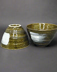 Mino-ware Oribe Glaze Green Small Bowl-Two Styles