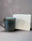 Asahido Matt Tenmoku 青煌天目 Mug by Hashimoto