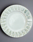 Ichiyama Sea Breeze Blue Embossed Plate