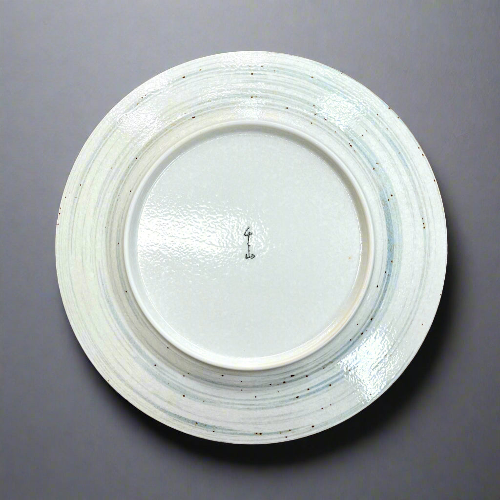 Ichiyama Sea Breeze Blue Embossed Plate