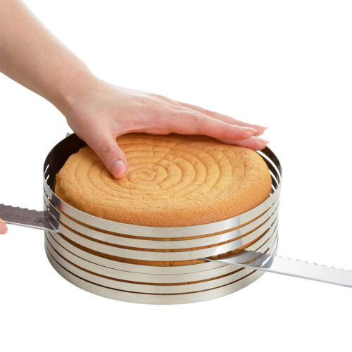 Cakeland Adjustable Cake Slicer Mousse Ring 15 to 18 cm by TigerCrown