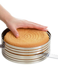 Cakeland Adjustable Cake Slicer Mousse Ring 15 to 18 cm by TigerCrown