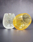 Hirota Karai Cracked Glass Cup Pair Set