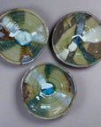 Fukui Craft Tri-Colour Glazed Deep Plate