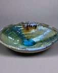 Fukui Craft Tri-Colour Glazed Deep Plate