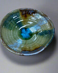 Fukui Craft Tri-Colour Glazed Deep Plate