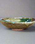 Fukui Craft Tri-Colour Glazed Deep Plate