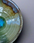 Fukui Craft Tri-Colour Glazed Deep Plate