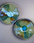 Fukui Craft Tri-Colour Glazed Deep Plate
