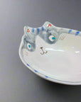 Fukui Craft Smiling Cat-Shaped Bowl