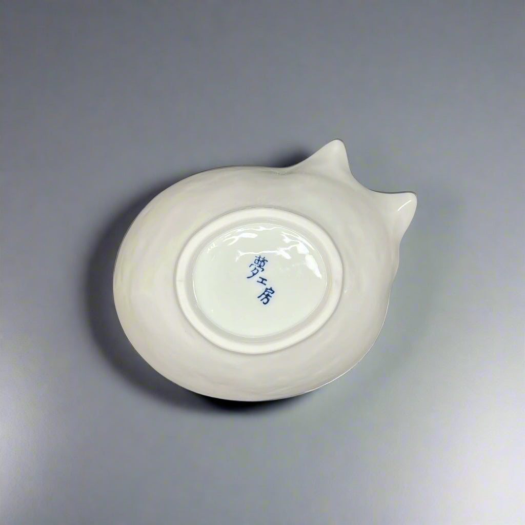 Fukui Craft Smiling Cat-Shaped Bowl