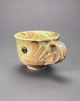 Shigaraki-ware Mug & Saucer Brown Glaze 180ml