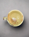 Shigaraki-ware Mug & Saucer Brown Glaze 180ml